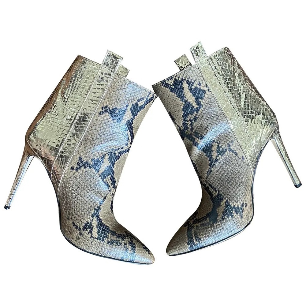 Paris Texas leather python boots - Picture 4 of 8